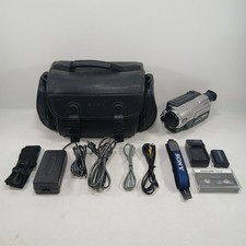 Sony Handycam Vision CCD-TRV608 NTSC Video Hi8 Camcorder Tested  Works