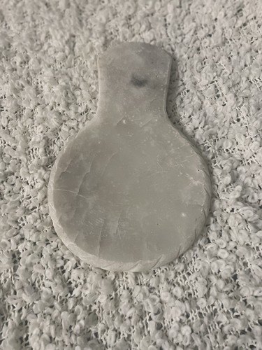 Grey Marble Stone Spoon Cooking And Utensils Rest 9x5.5 Inches