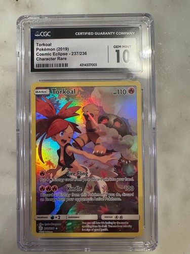 Torkoal graded CGC 10 for sale on eBay