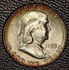 1953-S Franklin Half Dollar, Very Choice BU, Toned