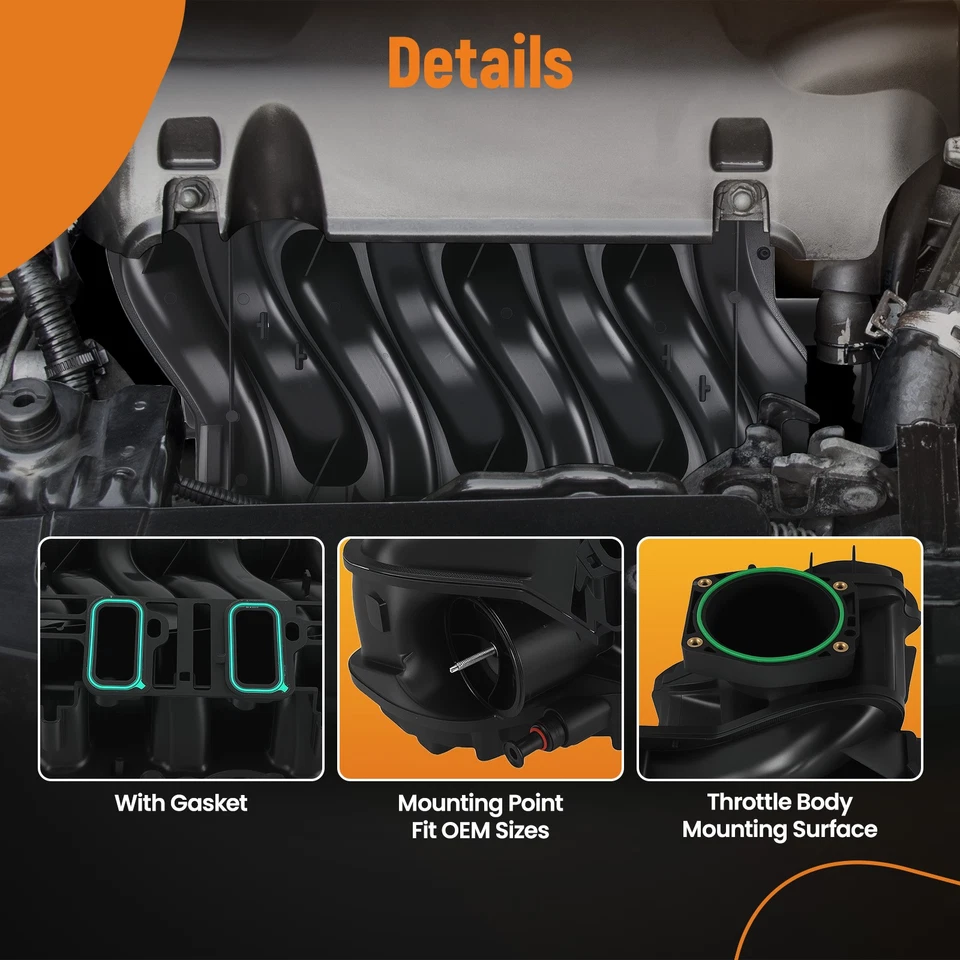 Colector de admisión para Chevrolet Avalanche Silverado GMC Savana 6.0/6.2L 12597600 Foto 3 de 4