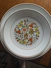 VTG Corelle Corning Indian Summer Dinner Plates Set of 13 Vintage 1970s Floral
