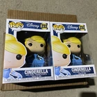 Disney Princess Cinderella in Gown FUNKO POP Vinyl Figure #222 NEW NIB LOT 2