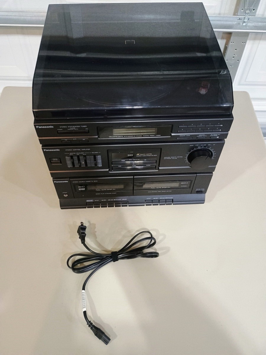 AS IS Vintage Panasonic SG-HM22 Compact Stereo System Turntable