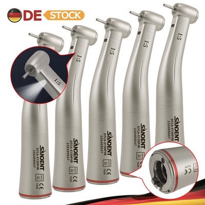 5pcs Dental 1:5 Winkelstück LED Licht Innenwasser kompatibel mit KaV NSK