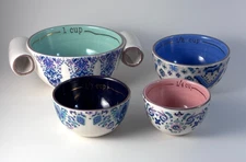 Anthropologie Lilia Measuring Cups Nested Set of 4