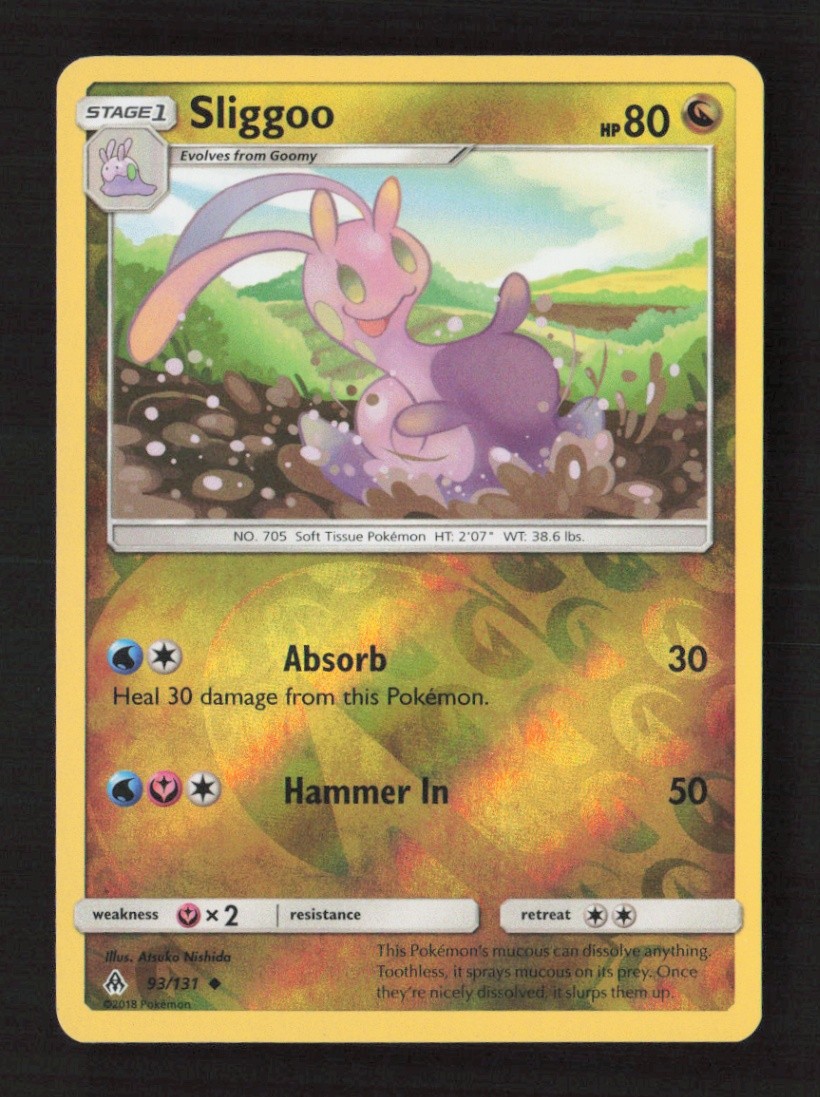 Sliggoo Uncommon Reverse Holo SM - Forbidden Light 93/131 NM Pokémon TCG