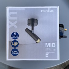 Nordlux 61681003 MIB 6 Wall Ceiling Spot Light, black