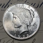 ✯1922 P Uncirculated Peace Silver Dollar 1x Choice/Gem BU From OBW Roll Estate✯