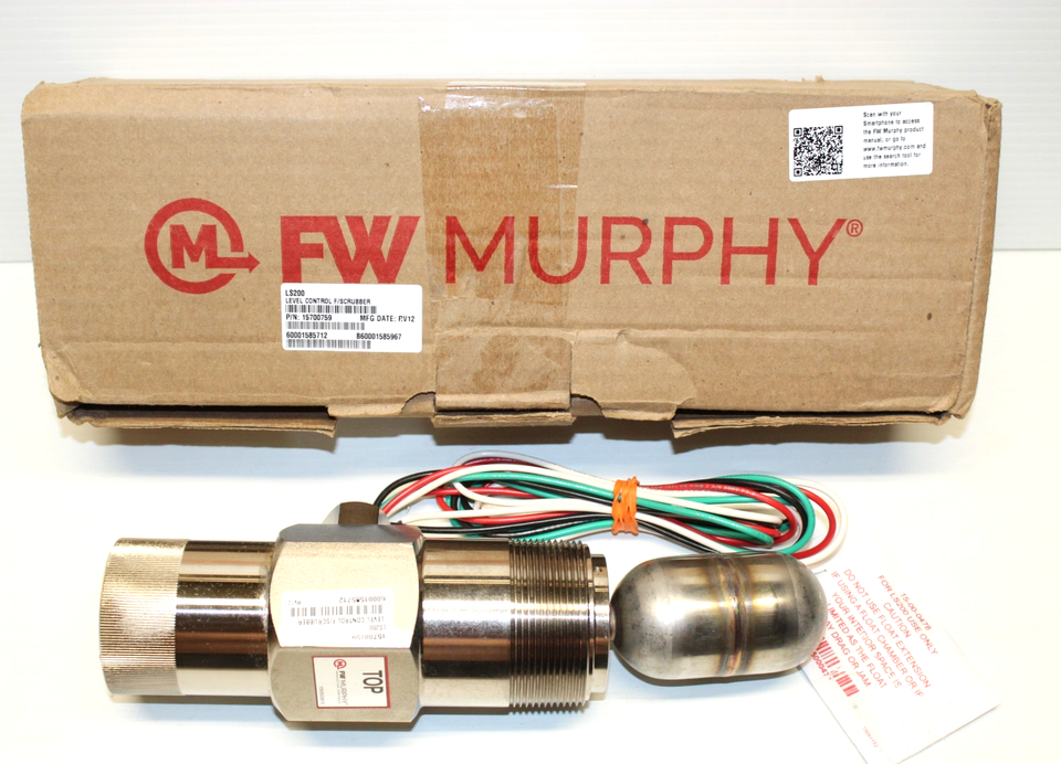 ⭐NEW IN BOX⭐FW Murphy 15700759 LS200 Series Electric Liquid Level ...