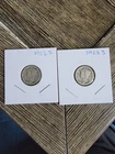 1923 Silver Mercury Dimes (2)