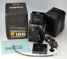 FULLY SERVICED EXC EXPORT USSR LOMO Lubitel 166 UNIVERSAL 4.5 6cm, FULL SET 3
