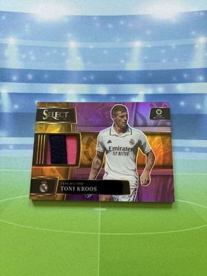 2022-23 Panini Select La Liga Relic Toni Kroos Purple /25 Real Madrid