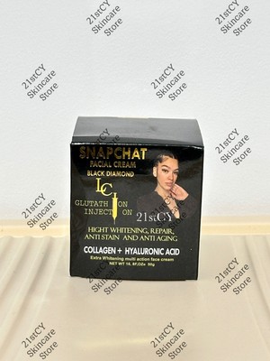 ORIGINAL BLACK SNAPCHAT FACE CREAM DIAMOND EXTRA WHITENING GLUTATHION 50g