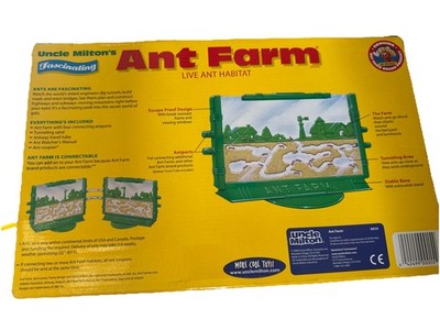 Ant Farm Live Habitat Insect Bug School Retro Toy by Uncle Milton
