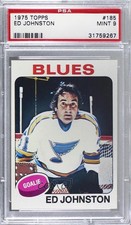 1975-76 Topps Eddie Johnston #185 PSA 9 MINT 01n4