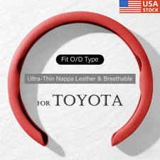 Nappa Leather Steering Wheel Cover 14 12 For Toyota Prius Rav4 Corolla Trd Nappa Leather Steering Wheel Cover 14 12 For Toyota Prius Rav4 Corolla Trd