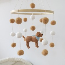 Baby Crib Mobile for Boys Girls Dog theme Baby Mobile for Crib Mobile for Bas...