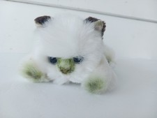 Russ Berrie Yomiko Himalayan Persian Kitten Plush 10  Realistic Cat Item 7911