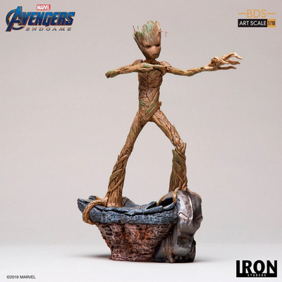 Iron Studios Marvel Groot GOG Deluxe 1/10 Avengers Statue Infinity Saga