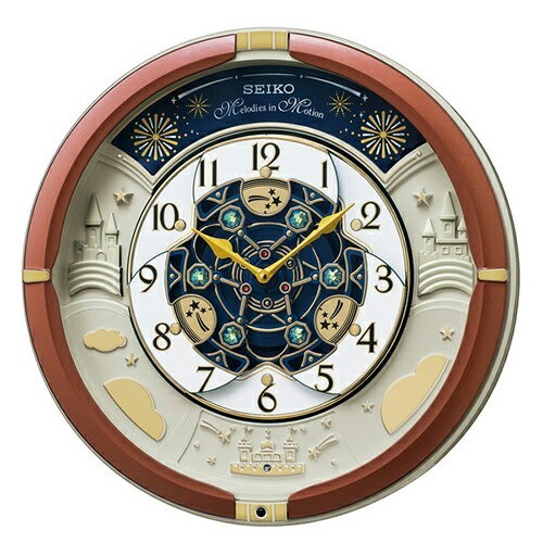 Seiko RE601B Wall Clock 52 Melody in Motion Analog New from Japan