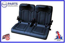 GENUINE AUDI Q7 2020-2026 REAR 3RD ROW FULL LEATHER BLACK SEATS SEAT AND BENCH