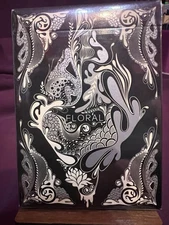 FLORAL DECK (Black) by Aloys Design Studio - Yolanda - USPCC - NEW/RARE!