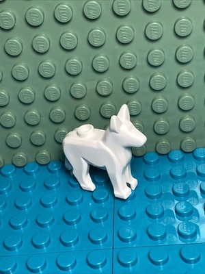 Lego Plain White Dog From Set 10292