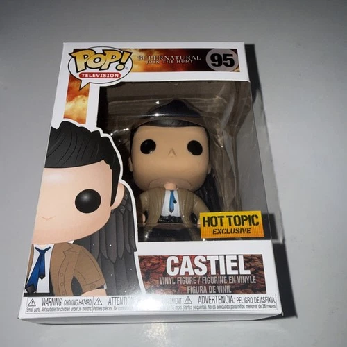 Funko Pop! Vinyl: Supernatural - Castiel - Hot Topic (Exclusive) #95 W/Protector