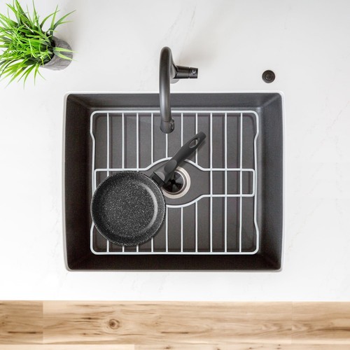 Sink Protectors for Kitchen Sink, 12" x 10" Metal Dish Drying Rack for Sink, ... - Picture 4 of 8