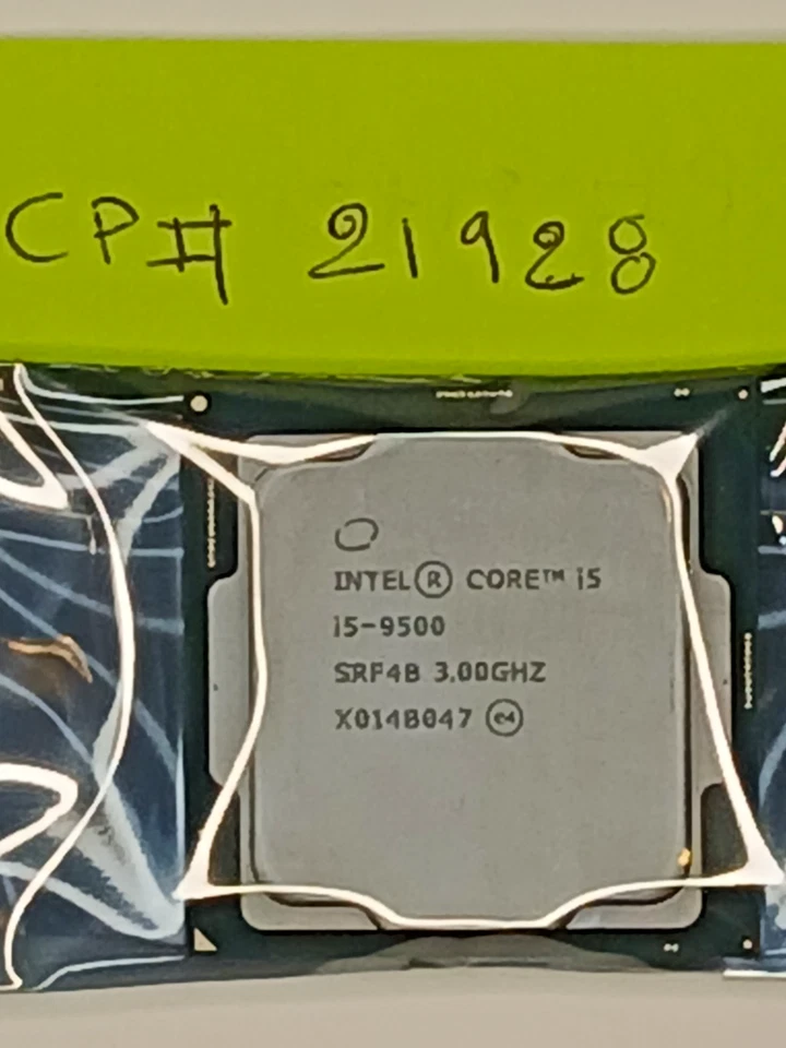 Procesador CPU de escritorio Intel Core i5-9500 SRF4B 3,0 GHz 8 GT/s LGA 1151 Foto 2 de 4