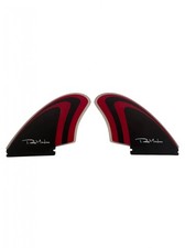 Firewire Machado Twin Keel Fin Red/Black Single Tab