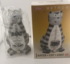 Wittner Taktell Cat Metronome Made In Germany Mechanical Musical Timer in Box