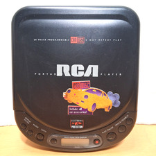 Portable CD Player - RCA - RP-7925A - Home or Vehicle Ready - AC or Battery Use