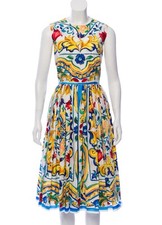 Dolce Gabbana Majolica Dress