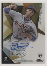 2015 Topps Finest Auto Gold Refractor 4/50 Buck Farmer #FA-BF Auto i6j