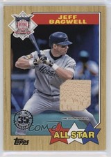 2022 Series 2 1987 Topps Baseball All-Star Relics Jeff Bagwell HOF 1ss3