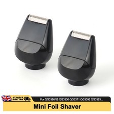 2Pcs PHILIPS Mini Foil Shaver Trimmer For QG3398/59 QG3330 QG3371 QG3396 QG3393