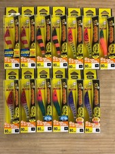 DUEL EZ Slim Egi 80mm 13pc Eging Lure Set for Sandeel Night Glow
