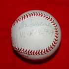 Dodgers Don Newcombe "NL ROY 1949" Signed Baseball With JSA COA