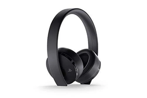 Sony Playstation Gold Wireless Headset Black- Excellent