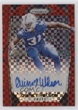 2017 Panini Prizm Rookie Red Power 21/49 Quincy Wilson #RA-QW Auto 13ys
