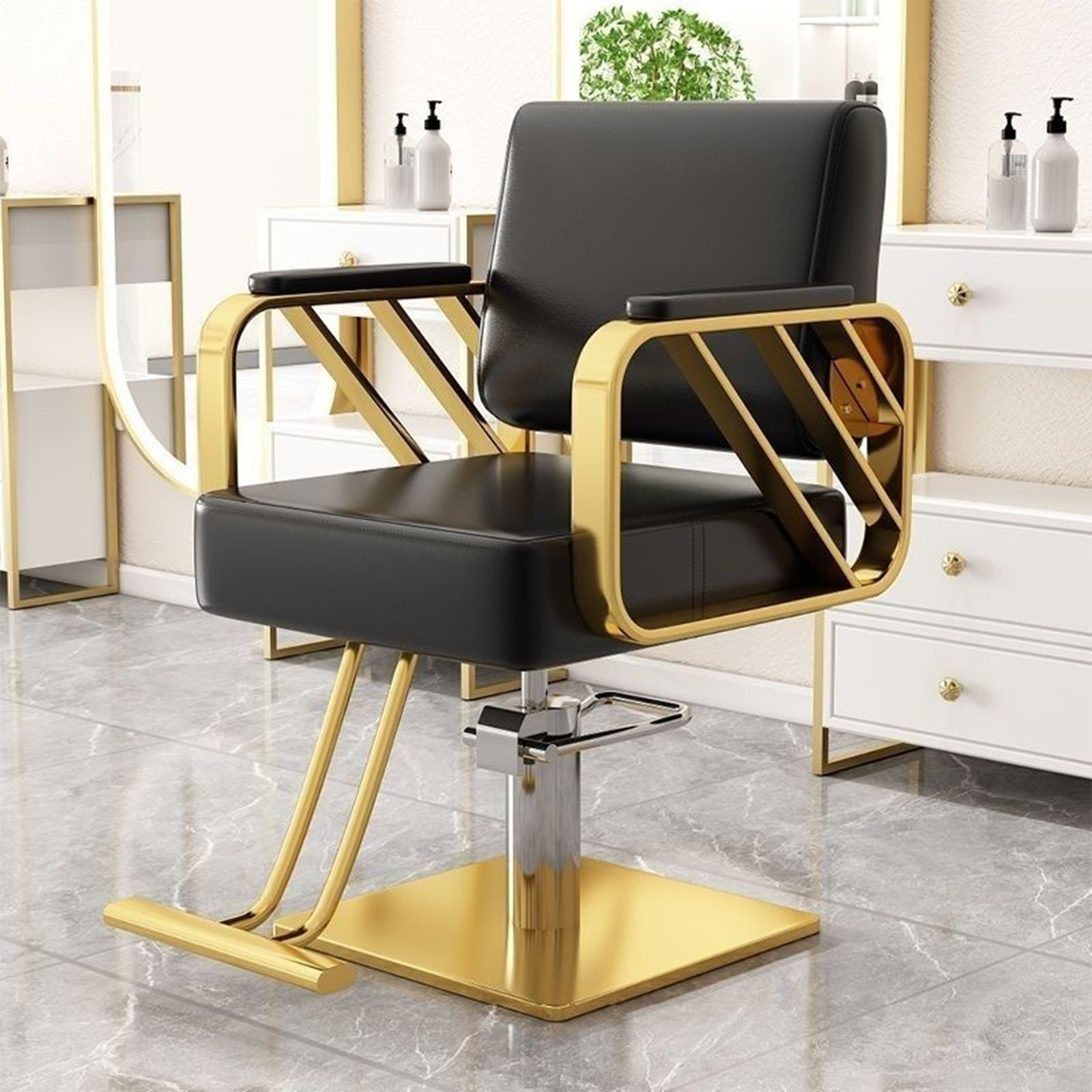 🚀Makeup Chair Barber Chair Beauty Salon Hair Styling Hairdressing Hairdresser