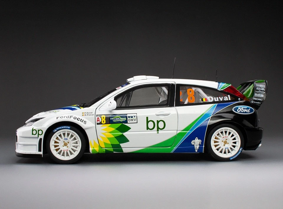 Sunstar 1:18 scale Ford Focus RS WRC 2004 Duval Deutschland Rally L. E. 999pcs - Image 3 of 4
