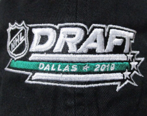 Neu '47 Marke Dallas Stars Hockey Mütze/Kappe 2018 NHL Draft Neu mit Etikett verstellbar schwarz - Bild 3 von 8