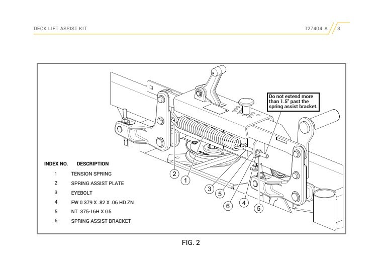 h☆彡 New Genuine OEM Hustler 127403 Deck Lift Assist Kit for