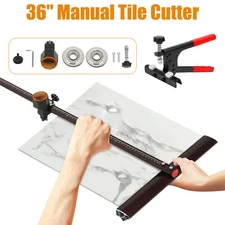 36 in Aluminum Alloy Manual Tile Cutter Hand Tool Ceramic Floor Cutter Precise