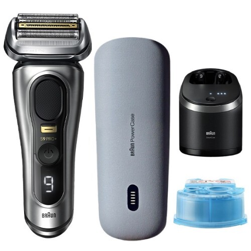 BRAUN S9 PRO＋ Series 9 PRO+ Electric Shaver with PowerCase, 6-in-1
