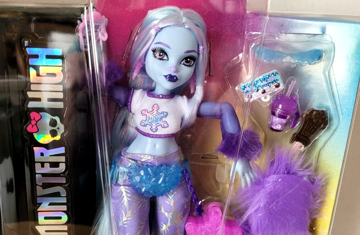 Monster High Doll Abbey Bominable G3 Articulated 2023 Gen 3 Mattel HNF64 New
