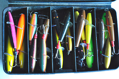 GOOD ABU GARCIA LURE BOX WITH A LARGE COLLECTION OF SPEY MINNOWS | eBay